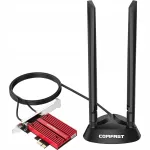 Juhtmevaba COMFAST CF-AX210 PLUS adapter, WiFi 6, 5400 Mbps, Bluetooth 5.3, PCI-E