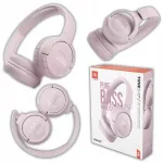 Juhtmevabad k&otilde;rvaklapid JBL 510BT, roosad, mikrofoni ja