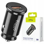 Allity 30W must auto laadija USB-C ja USB-A
