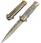 Kokkupandav nuga SICILY Hunt.r, vedrumehhanismi ja klambriga