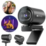 4K/1080P 60FPS veebikaamera automaatse fookuse ja mikrofoniga