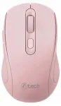 C-TECH WLM-12 juhtmevaba hiir, roosa, BT5.0 + 2,4 GHz