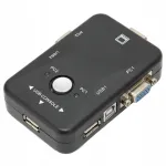 USB KVM l&uuml;liti 2.0, 2 porti, 1920x1440, kahele monitorile
