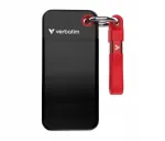 V&auml;line SSD-m&auml;lupulk Verbatim Pocket 2TB, must/punane