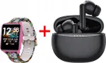 Nutikell Bemi KIX-M roosa ja Bluetooth k&otilde;rvaklapid Bemi Tutti mustad