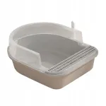 Poolkinnine hall kasside tualett, XL suurus