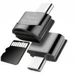 USB 3.0 Type-C v&auml;line kaardilugeja TF kaartidele telefonile