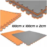 Spordimatt basseini jaoks, 1 m x 1 m x 2 cm, puslematt
