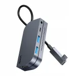USB jagaja Baseus CAHUB-CWJ0G, 6 porti