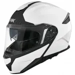 Motorratturi kiiver SMK GULLWING, valge, suurus 4XL