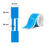 Kaablite kleepsud NIIMBOT, sinised, 25x76 mm, 200 tk, sobivad B1, B21/B