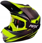 Laste kiiver prillidega Cross+Gogle, XS, 51-52 cm, mootorrattale, ATV-le, BMX-le, t&otilde;ukerattale
