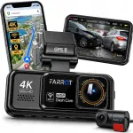 4K auto salvesti GPS-i, WiFi, esikaamera, tagakaamera, ADAS ja G-anduriga