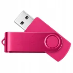 USB-m&auml;lupulk 128 GB TWISTER, USB 3.0, roosa