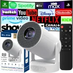 Android WiFi Full HD LED HDMI k&otilde;lariga projektor