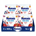 Laste magustoit Humana Milk Minis maasikatega, 4 x 400 g