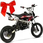 Laste mootorratas Xtr Motor Cross 607, 125cc, 17/14" rattad, punane, alates 12 aastat, alates 160 cm pikkusele