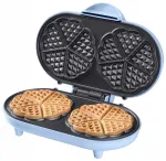 Bestron Double heart vahvlimasin 1000W sinine