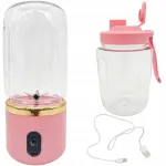 Traadita USB blenderipudel, roosa, 18,5 cm