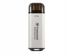 Transcend ESD300S v&auml;line SSD kett 2TB, USB Type-C, h&otilde;bedane
