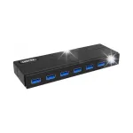 Unitek Y-3184 USB jagaja, 7x USB 3.0, toiteadapteriga