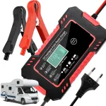 Automaatne akulaadija 12V 6A LCD-ekraaniga