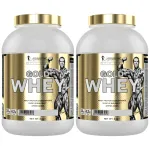 KEVIN LEVRONE Gold Whey vadakuvalk, maasika maitseline, 2 x 2000 g, 23 g valku portsjoni kohta