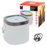 Juhtmevaba Bluetooth k&otilde;lar, hall, valgustava korpusega