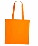 Taaskasutatav puuvillane ostukott, keskmine, oranž