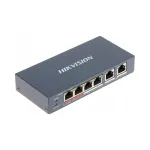 V&otilde;rgu l&uuml;liti Hikvision DS-3E0106HP-E, 4x PoE, 2x uplink, 60W, kaameratele
