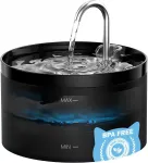 Kasside joogin&otilde;u GIOTOHUN, 2 l, LED-valgustus, filter, must