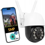 V&auml;line IP kaamera ICSEE 5MPx, WiFi, HD, p&ouml;&ouml;ratav, IP66, liikumisanduriga