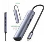 UGREEN Revodok CM418 5-&uuml;hes USB jagaja, hall