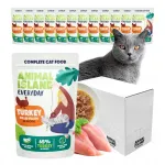 ANIMAL ISLAND m&auml;rg kassitoit kalkunilihaga puljongis, 12 x 85 g