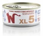 Kassikonservid Natural Code XL 5 tuunikala ja veiselihaga, 170 g