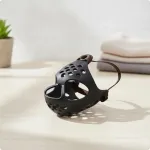 Must l&uuml;hinina buldogi mask, suurus S
