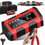 Aku laadija 12V 2A LCD-ga, sobib LiFePO4, AGM, GEL akudele, taastab akusid