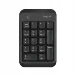 Numbriklaviatuur LogiLink ID0201, Bluetooth 5.1, 17 klahvi, must