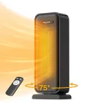 Keraamiline k&uuml;ttekeha 2000 W, termostaadi, kaugjuhtimise, taimeri ja 75&deg; p&ouml;&ouml;ramisega