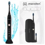MERIDEN SONIC FAMILY elektriline hambahari, must, 96000 vibratsiooni/min