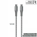 PURO Fabric K2 vastupidav kootud USB-C kaabel