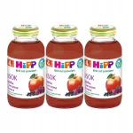 &Ouml;koloogilised HiPP BIO punase puuvilja mahlad, 3 x 200 ml