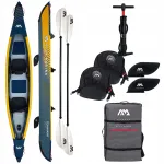 T&auml;ispuhutav kahekohaline kanuu Aqua Marina Tomahawk 440 2x KP-1