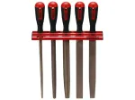 Viilide komplekt seinale kinnitataval hoidjal TengTools, 5 tk
