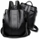 Naiste seljakott Urban Black, veekindel, kerge, mahukas, 2in1