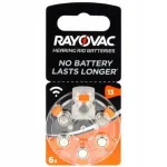 Rayovac kuuldeaparaadi patareid, 6 tk