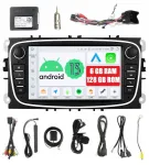 Autode 2DIN navigatsioon Androidiga FORD CONNECT, FOCUS II, S-MAX, GALAXY MK4 jaoks