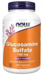 Toidulisand NOW FOODS Glukosamiin Sulfaat 750 mg, 240 kapslit