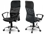 Kontoritool Micro Mesh, must, reguleeritav, p&ouml;&ouml;rleva mehhanismiga