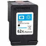 HP 62XL must tindikassett, sobib 5540, 5541, 5548, 5640, 7640, 200, 250, 5740, 8040 printeritele